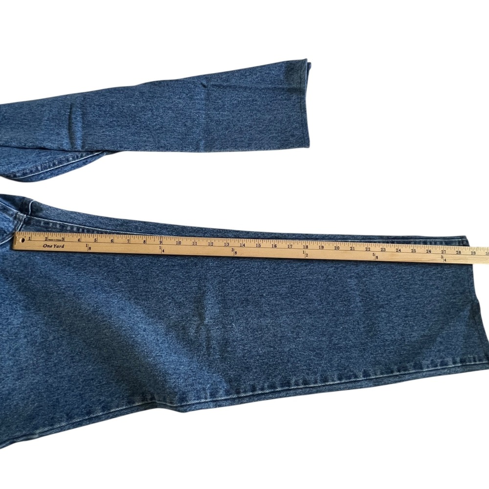 Vtg Lee Riders Genuine Denim Jeans 90's Mens 36x34 Blue USA Relaxed Fit **READ** - Picture 11 of 14